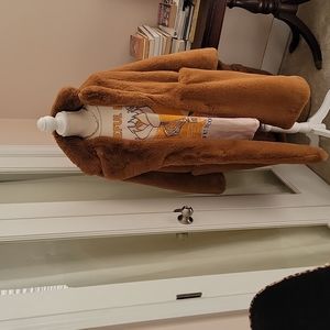 Apparis faux fur coat